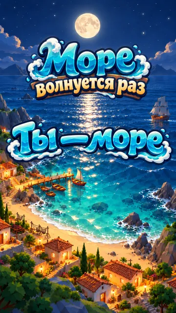Скриншот игры «Море волнуется раз»: Ты — море